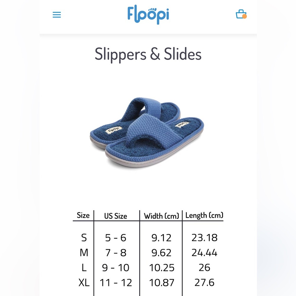 Floopi Grey Slippers - Picture 4 of 5